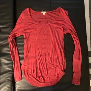 Burnt Orange/red Long Sleeve